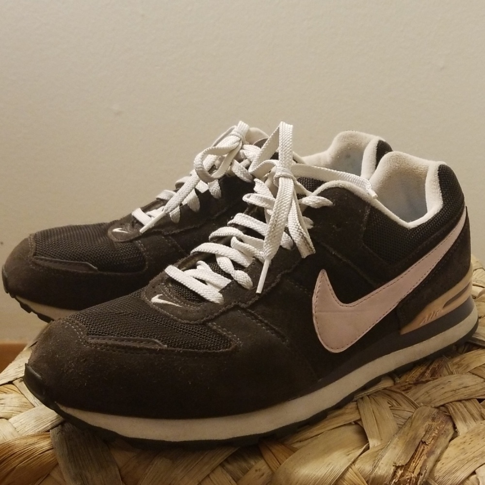 Brown and Pink Nikes